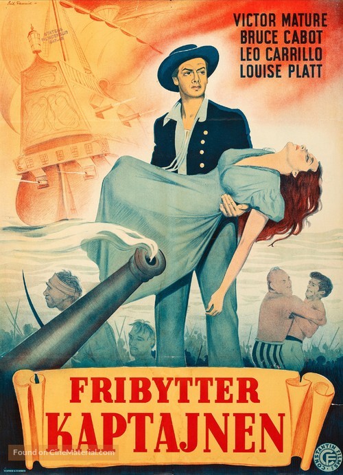 Captain Caution - Danish Movie Poster