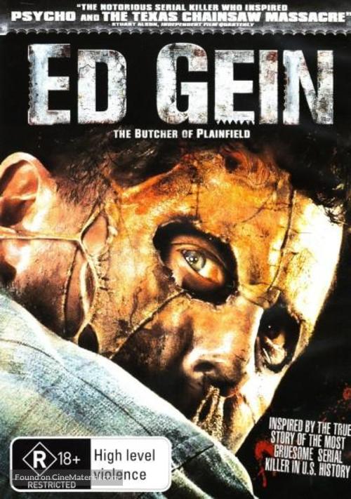 Ed Gein: The Butcher of Plainfield - Australian DVD movie cover