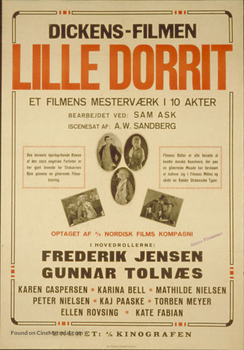 Lille Dorrit - Danish Movie Poster