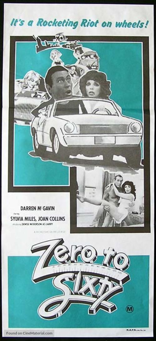 Zero to Sixty - Australian Movie Poster