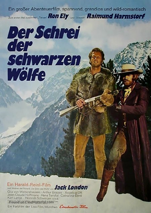 Der Schrei der schwarzen W&ouml;lfe - German Movie Poster