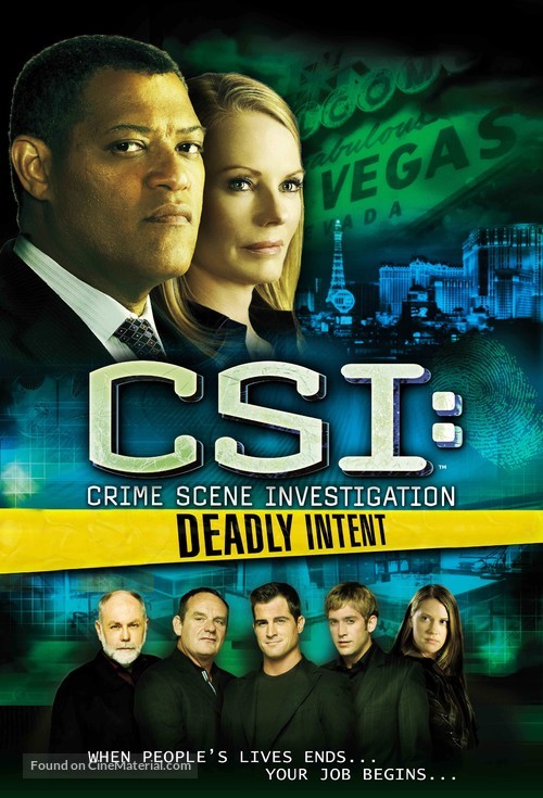 CSI: Crime Scene Investigation - Deadly Intent - Movie Poster