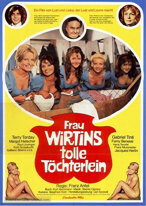 Frau Wirtins tolle T&ouml;chterlein - German Movie Poster