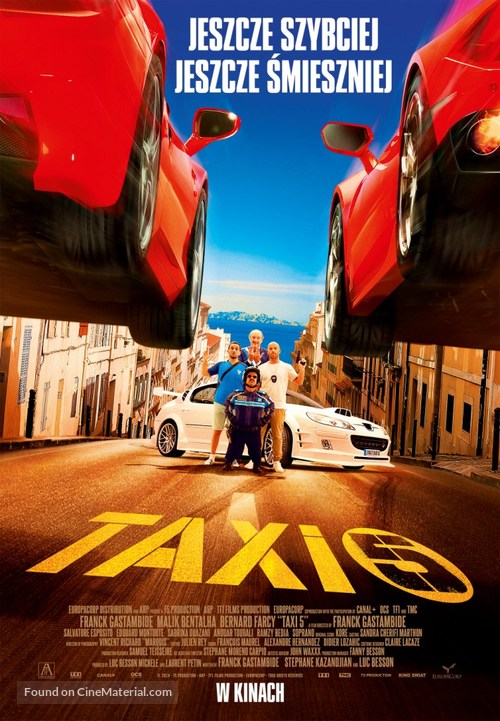 Taxi 5 - Polish Movie Poster