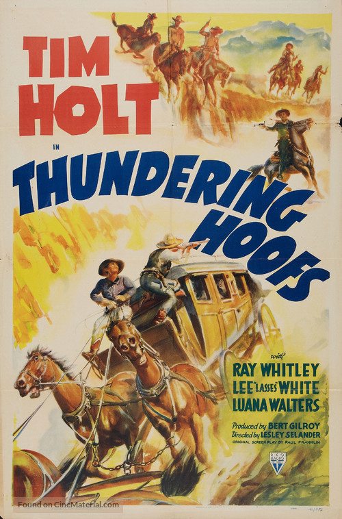 Thundering Hoofs - Movie Poster