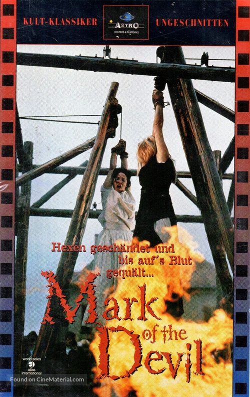 Hexen bis aufs Blut gequ&auml;lt - German VHS movie cover