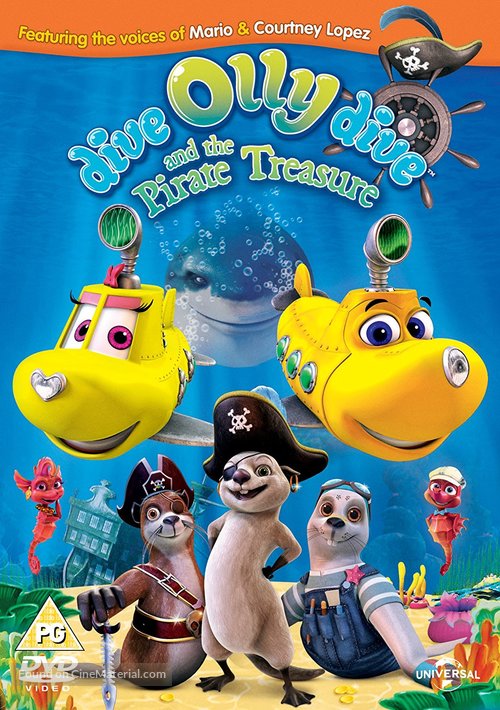 Dive Olly Dive and the Pirate Treasure - British DVD movie cover