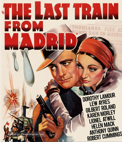 The Last Train from Madrid - Blu-Ray movie cover