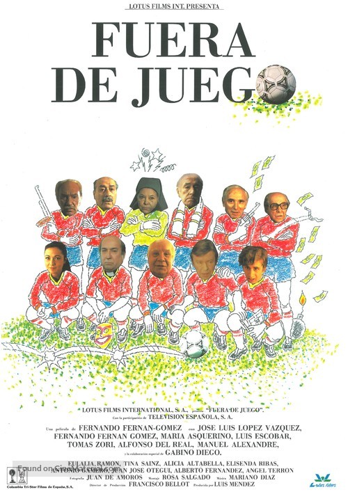 Fuera de juego - Spanish Movie Poster