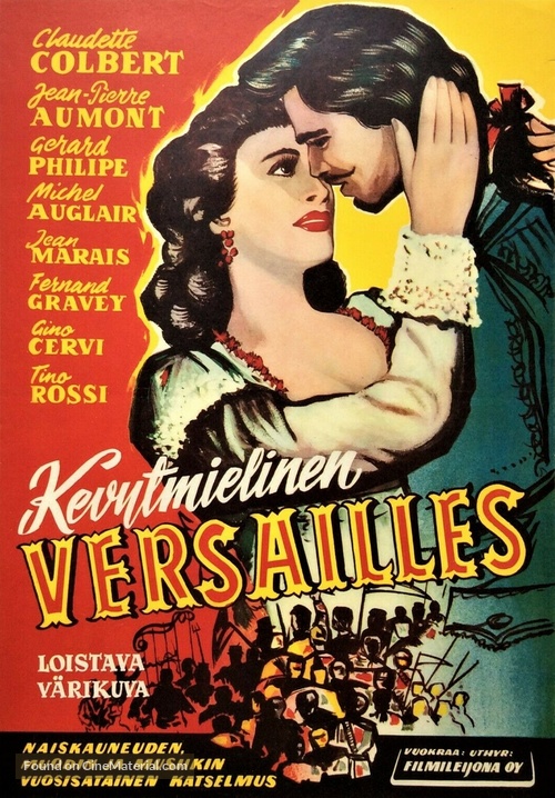 Si Versailles m&#039;&eacute;tait cont&eacute; - Finnish Movie Poster