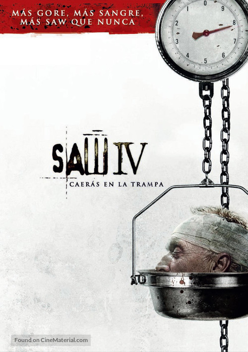 Saw IV - Spanish Movie Poster