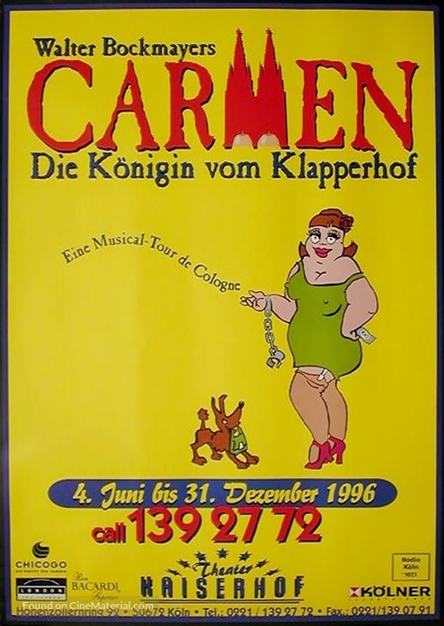 Carmen - Die K&ouml;nigin vom Klapperhof - German Movie Poster