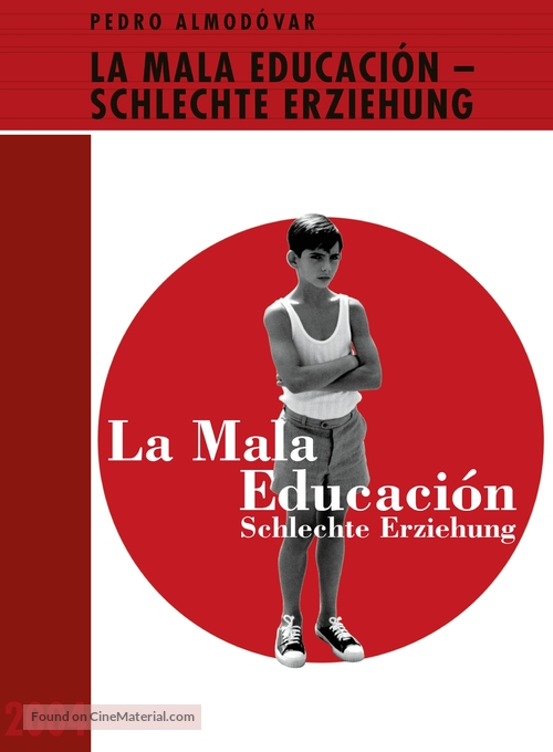 La mala educaci&oacute;n - German DVD movie cover