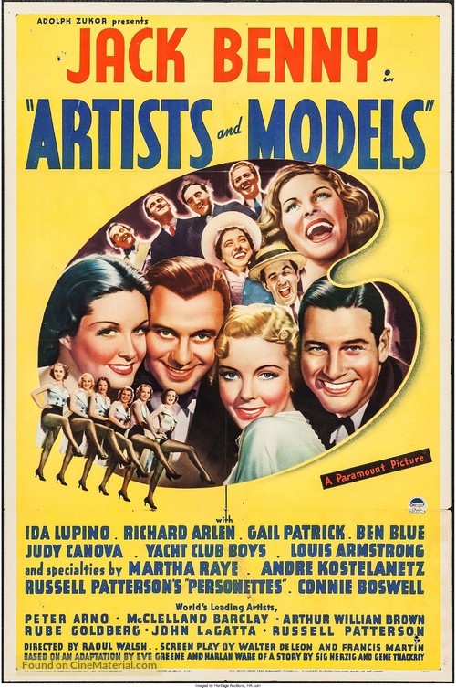 Artists &amp; Models - Movie Poster