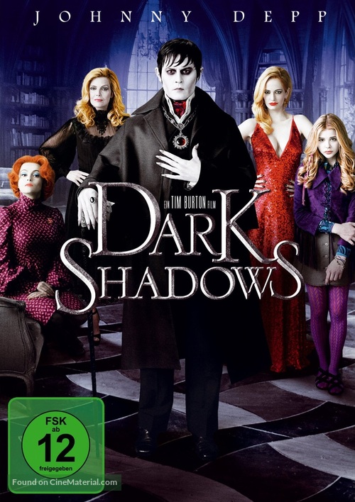 Dark Shadows - German DVD movie cover