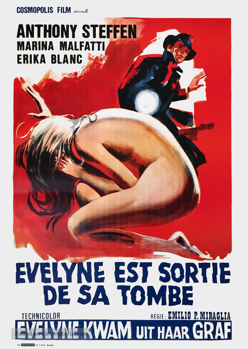 La notte che Evelyn usc&igrave; dalla tomba - Belgian Movie Poster