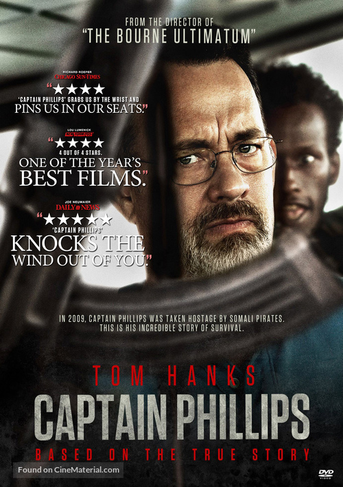 Captain Phillips - DVD movie cover