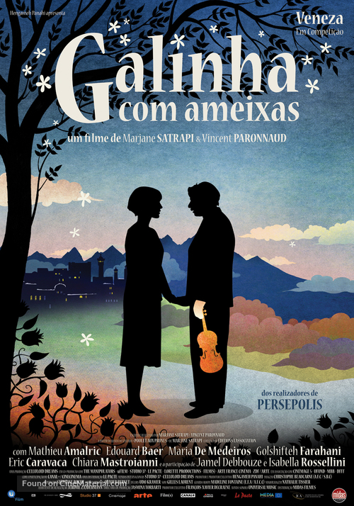 Poulet aux prunes - Portuguese Movie Poster