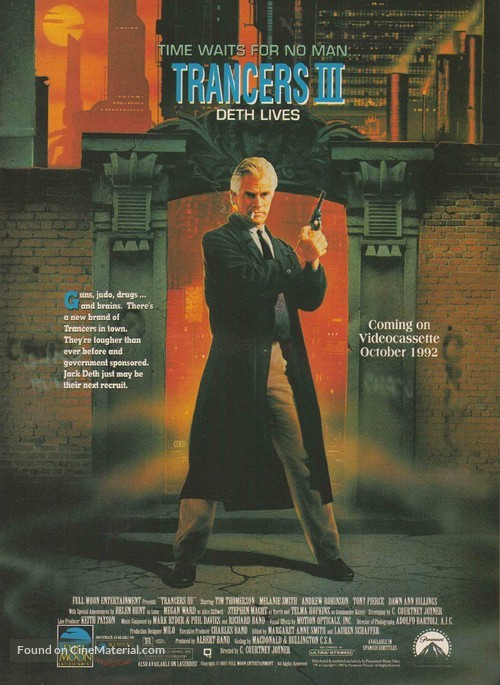 Trancers III - Video release movie poster