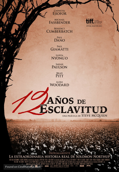 12 Years a Slave - Spanish Movie Poster
