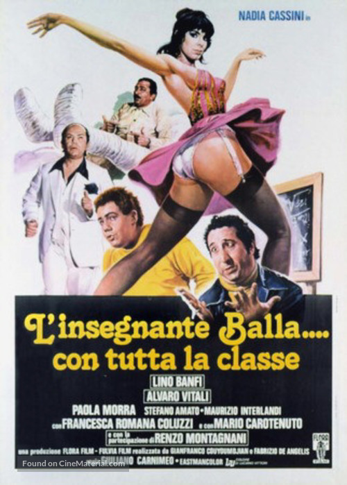L&#039;insegnante balla... con tutta la classe - Italian Movie Poster