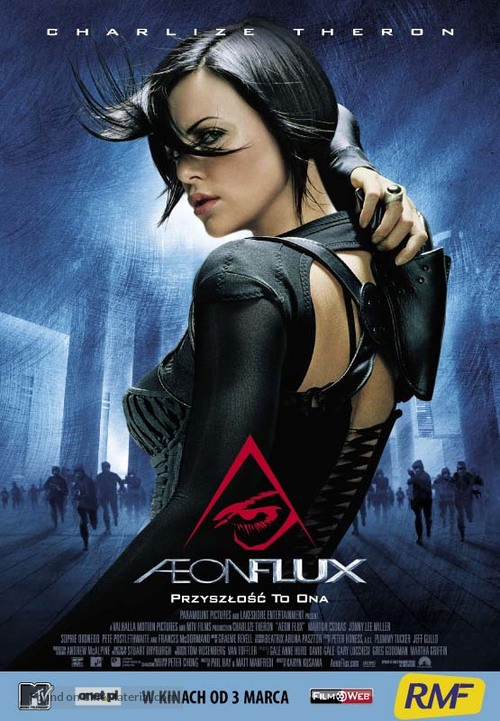 &AElig;on Flux - Polish Movie Poster