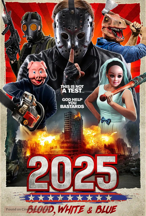 2025: Blood, White &amp; Blue - Movie Poster