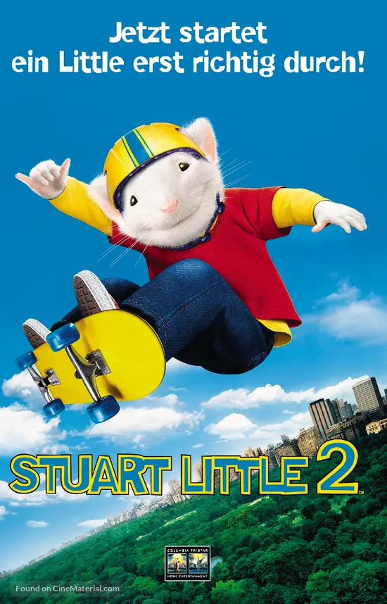 Stuart Little 2 - German DVD movie cover