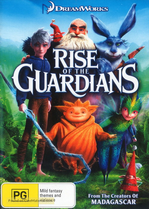 Rise of the Guardians - Australian DVD movie cover