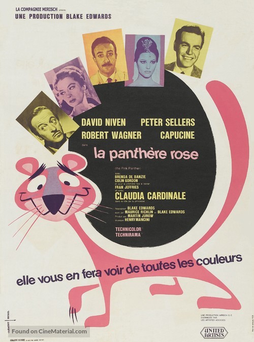 The Pink Panther - French Movie Poster