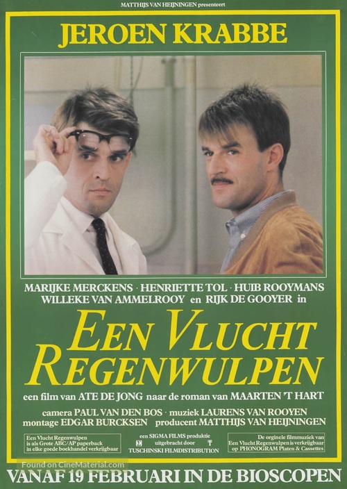 Vlucht regenwulpen, Een - Dutch Movie Poster