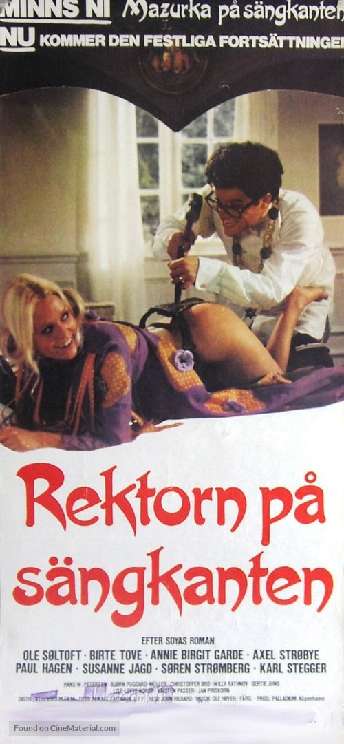 Rektor p&aring; sengekanten - Swedish Movie Poster