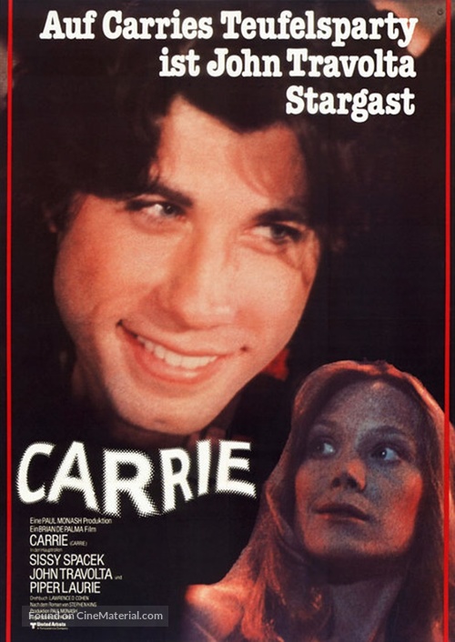 Carrie - German Re-release movie poster