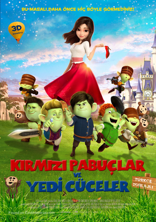 Red Shoes &amp; the 7 Dwarfs - Turkish Movie Poster