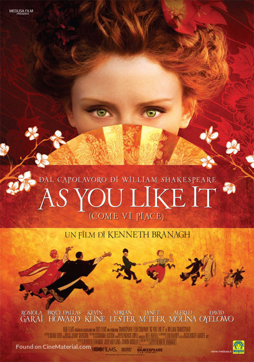 As You Like It - Italian Movie Poster