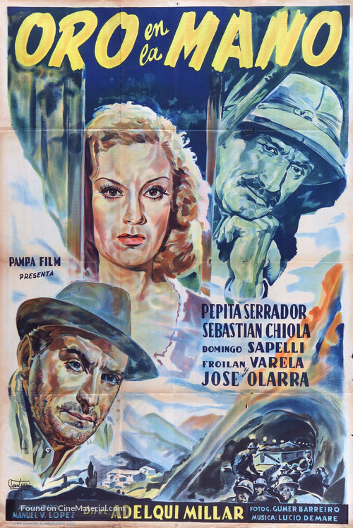 Oro en la mano - Argentinian Movie Poster