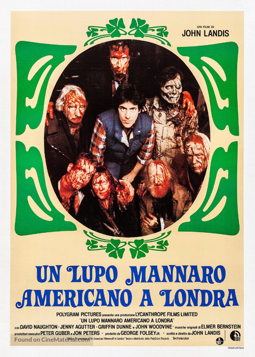 An American Werewolf in London - Italian Theatrical movie poster
