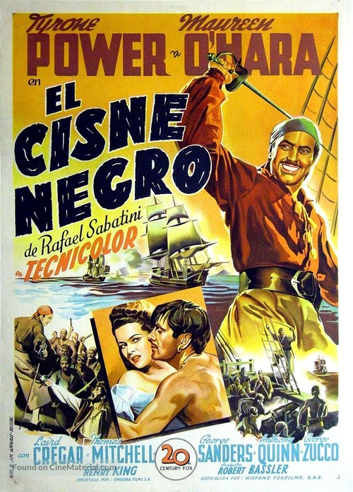 The Black Swan - Spanish Movie Poster