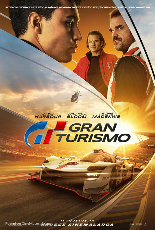 Gran Turismo - Turkish Movie Poster