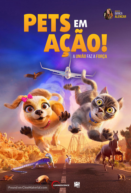 Gracie and Pedro: Pets to the Rescue - Brazilian Movie Poster