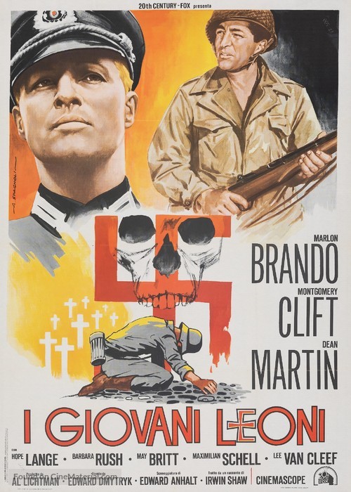 The Young Lions - Italian Re-release movie poster