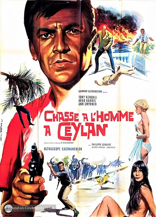 Kommissar X - Drei gelbe Katzen - French Movie Poster