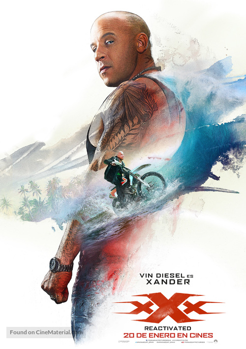 xXx: Return of Xander Cage - Spanish Movie Poster