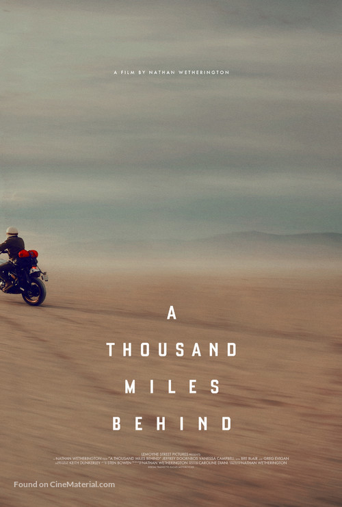 A Thousand Miles Behind - Movie Poster