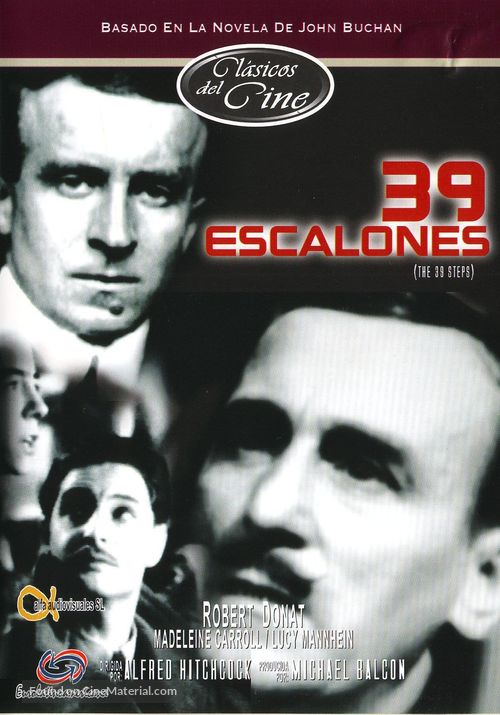 The 39 Steps - Mexican DVD movie cover