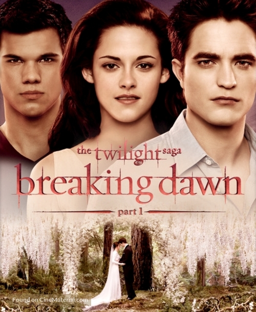 The Twilight Saga: Breaking Dawn - Part 1 - Blu-Ray movie cover