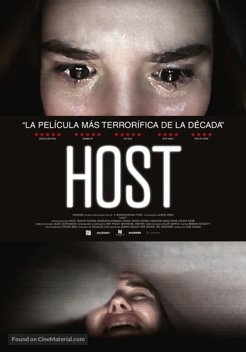 Host - Spanish Movie Poster