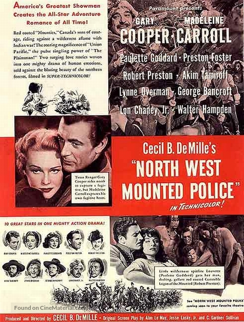 North West Mounted Police - poster