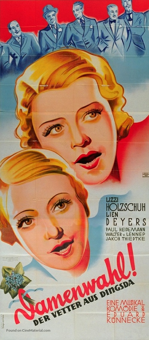 Vetter aus Dingsda, Der - Austrian Movie Poster