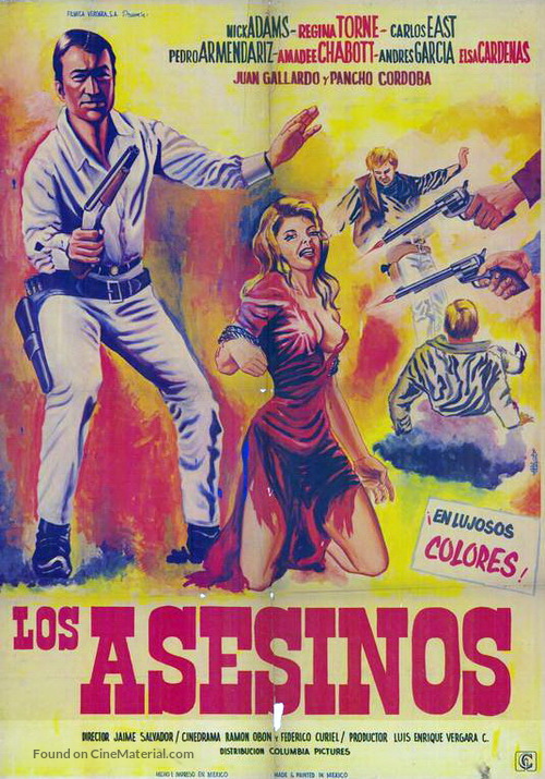 Los asesinos - Mexican Movie Poster